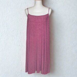 NWT Hayden Los Angeles Pink Midi Dress Women Size Medium